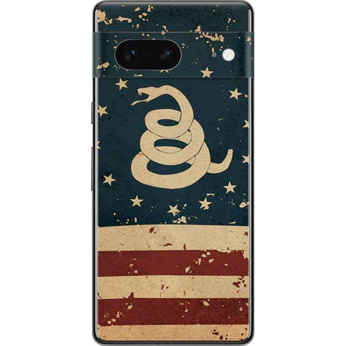 Dont Tread On Me American Flag Pixel Skins
